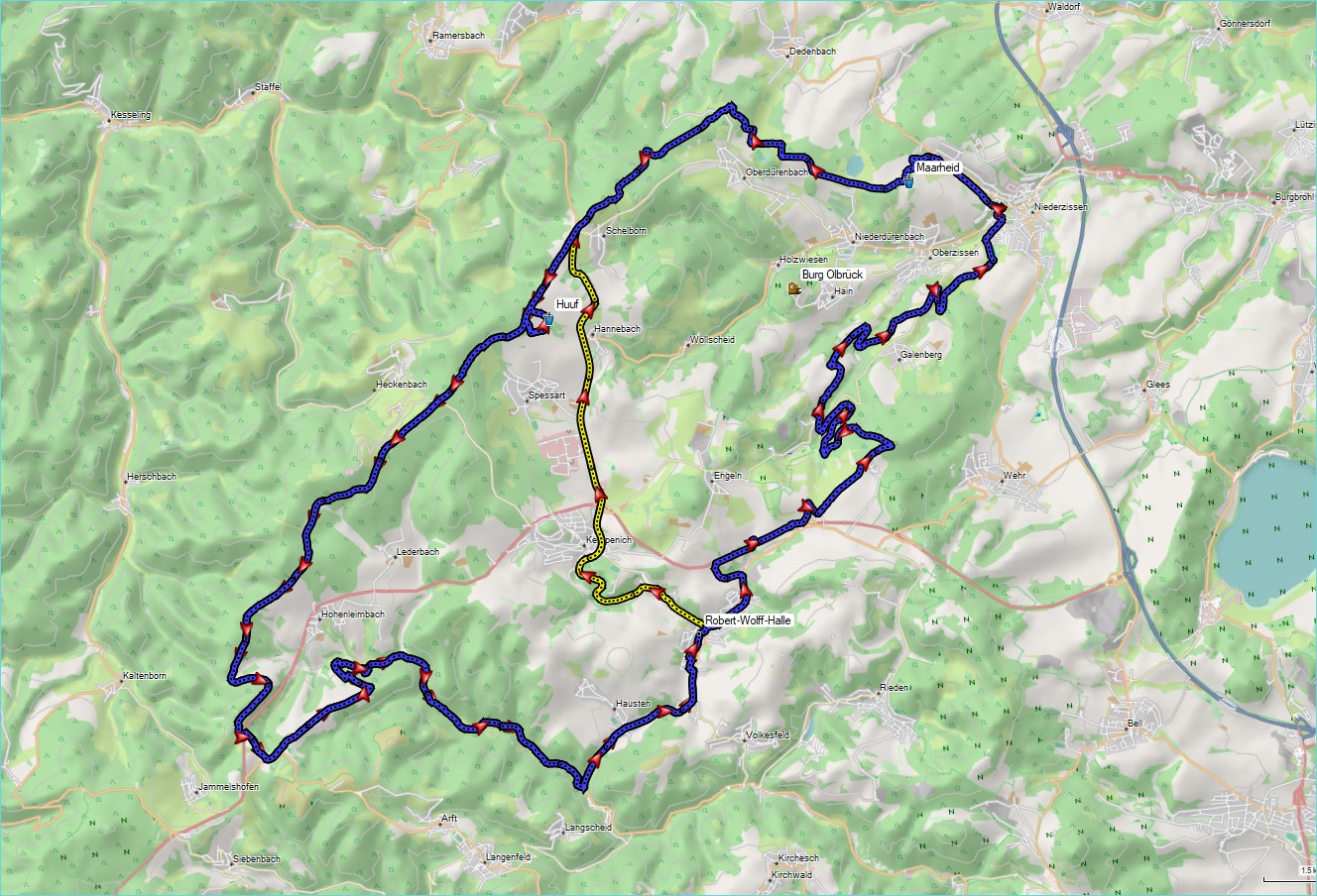 vergrößern Gravel-Ride 50km